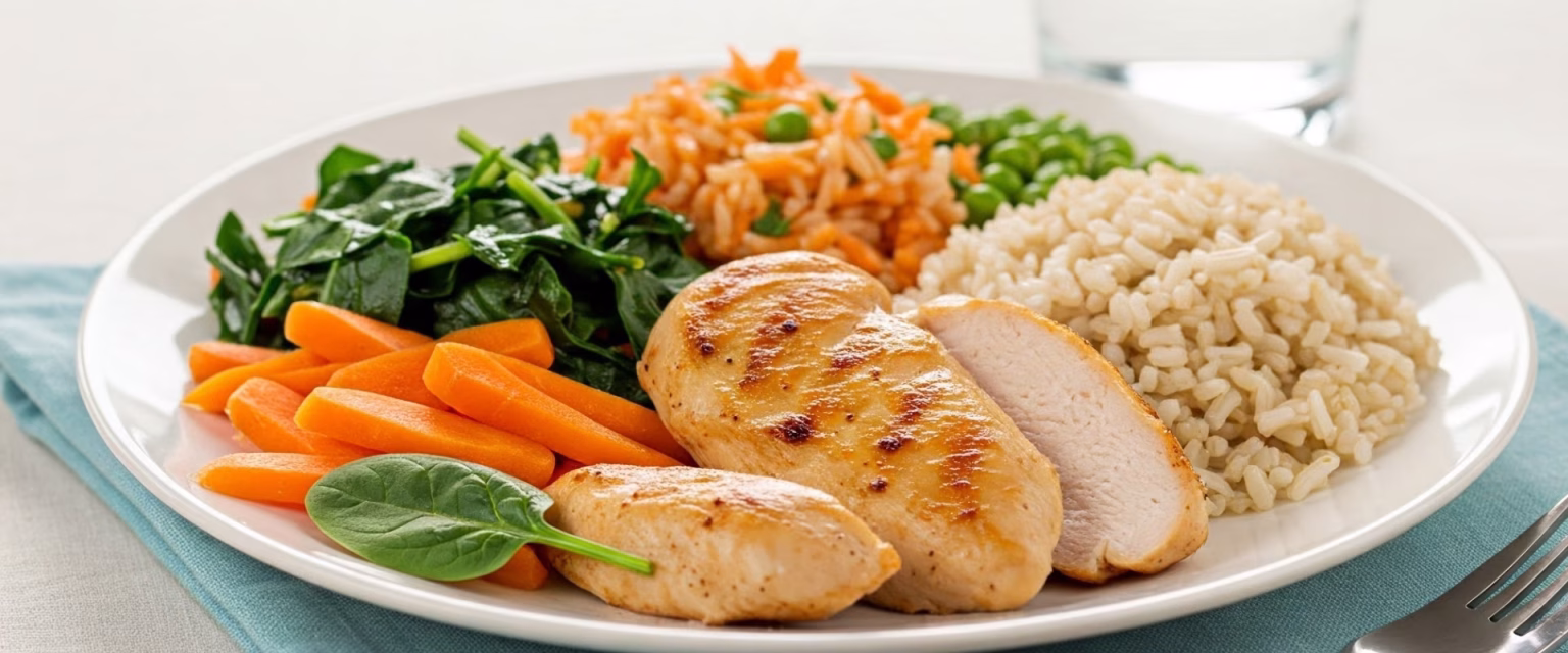 وجبة شهية مصممة خصيصا ضمن نظام غذائي لتقوية المناعة لكبار السن