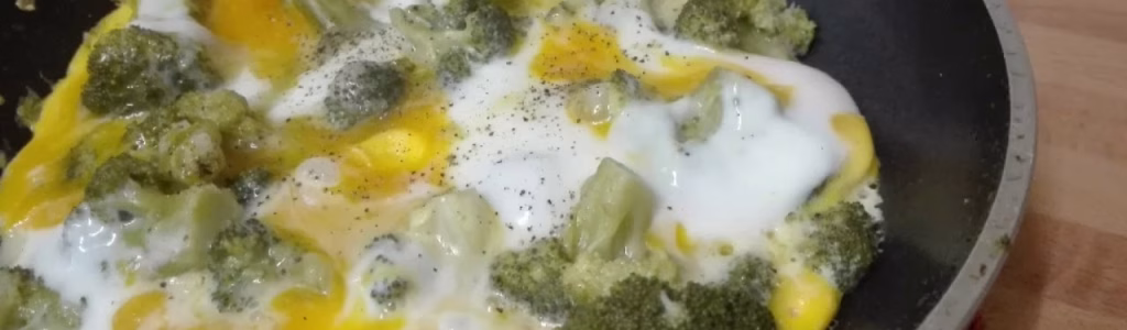 طريقة عمل البروكلي مع البيض