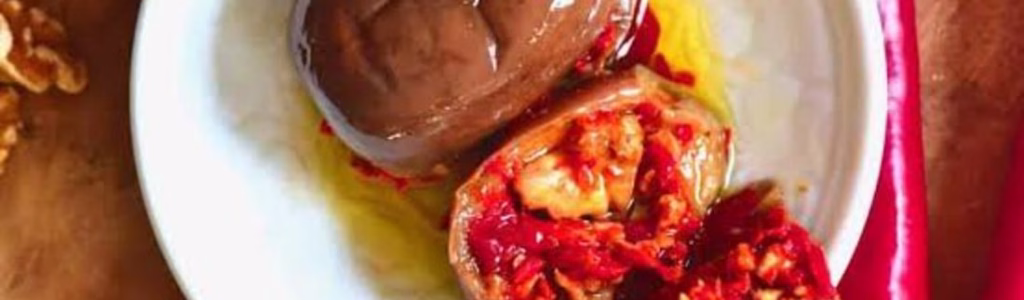 طريقة عمل المكدوس بالزيت